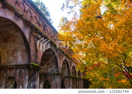 [Kyoto Scenery] Nanzenji Temple - Autumn leaves with a serene atmosphere 122082744