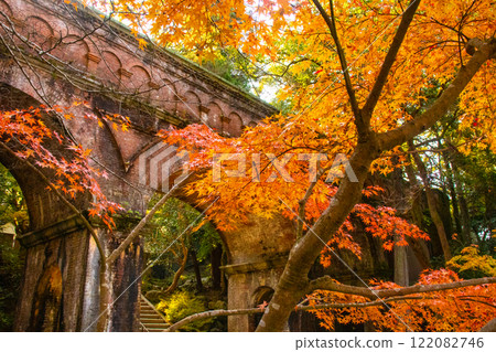 [Kyoto Scenery] Nanzenji Temple - Autumn leaves with a serene atmosphere 122082746