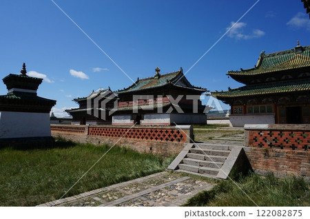 藏傳佛教寺院遺址景觀[蒙古喀喇崑崙] 122082875