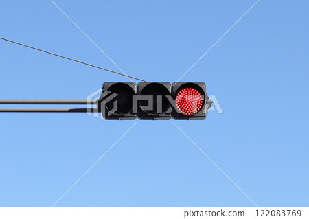 Traffic light red 122083769