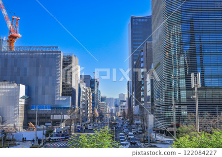 東京車站八重洲口週邊的城市景觀 122084227
