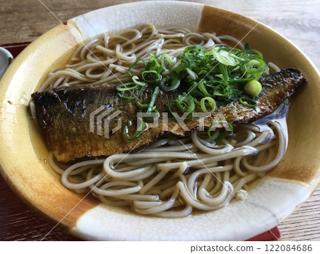 Eat herring soba in Kyoto 122084686