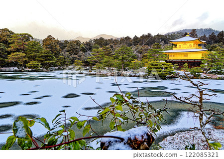雪中的金閣寺⑪ 122085321