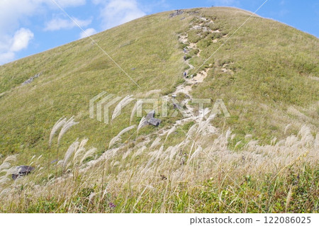 View from the middle of Mount Fukiniri to the summit 122086025