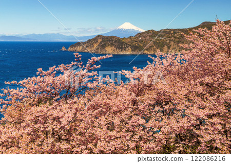 [Shizuoka Prefecture] Mount Fuji over Suruga Bay 122086216