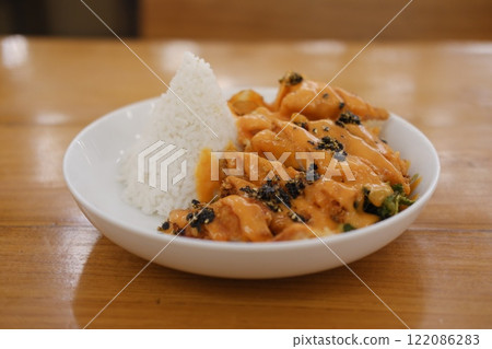 Beef Mentaiko Rice Bowl is mentaiko dishes Japanese speciality 122086283