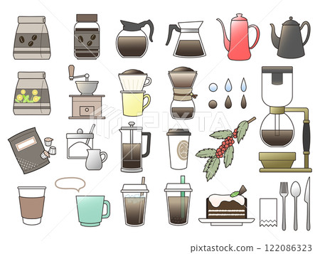 插圖集 [咖啡各種] 休息時間 休息時間 放鬆 122086323