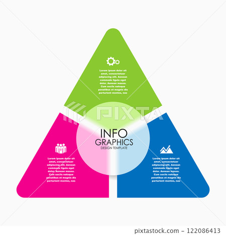 Infographic design template with place for your data. Vector illustration. 122086413
