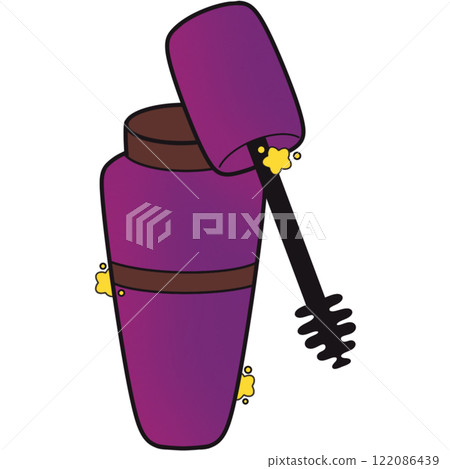 The illustration of a mascara 122086439