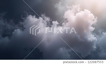 Abstract background with gray and pink fantasy steam, smoke clubs, mysterious waves Abstract background with gray and pink fantasy steam, smoke clubs, mysterious waves 122087553