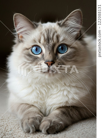Cat staring at the camera 122088131