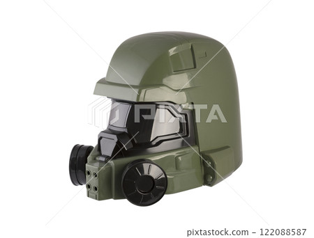 Special forces green helmet isolated on white background with clipping path Special forces green helmet isolated on white background with clipping path 122088587