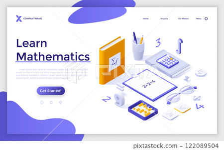 Modern Isometric Vector Illustration 122089504