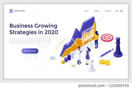 Modern Isometric Vector Illustration 122089530