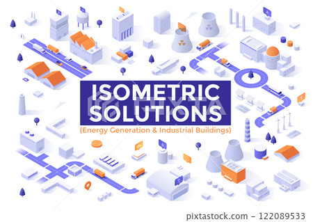 Modern Isometric Vector Illustration 122089533