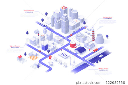 Modern Isometric Vector Illustration 122089538