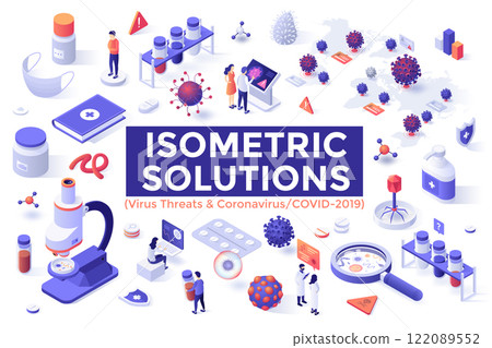 Modern Isometric Vector Illustration 122089552