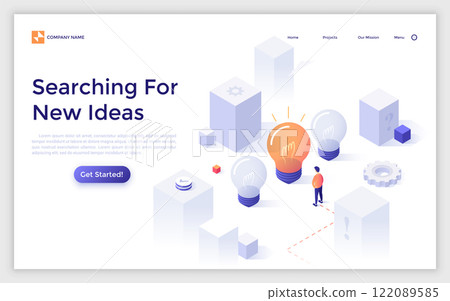 Modern Isometric Vector Illustration 122089585