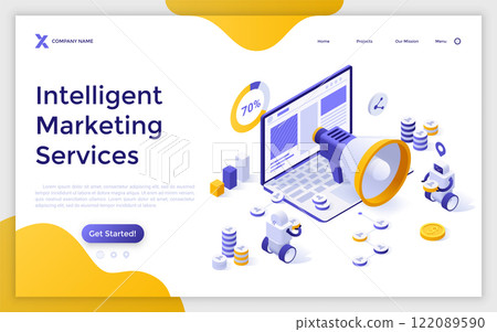 Modern Isometric Vector Illustration 122089590