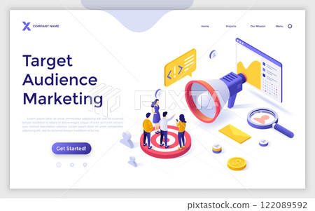 Modern Isometric Vector Illustration 122089592