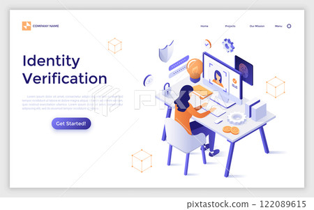 Modern Isometric Vector Illustration 122089615