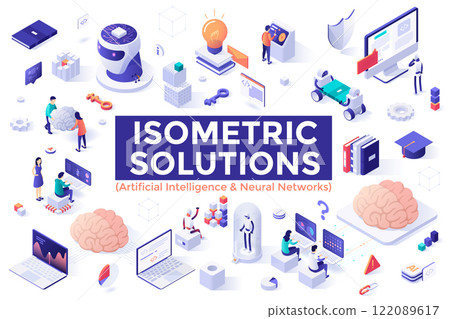 Modern Isometric Vector Illustration 122089617