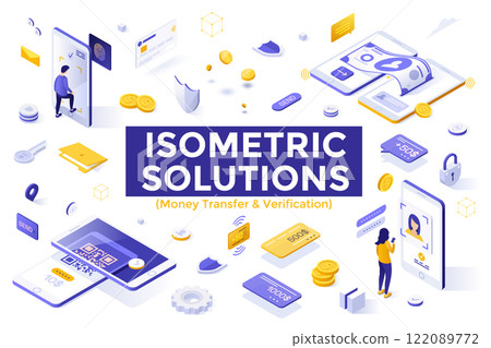Modern Isometric Vector Illustration 122089772