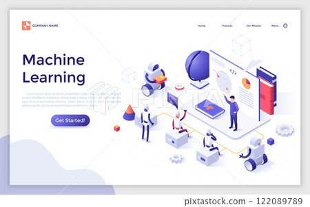 Modern Isometric Vector Illustration 122089789