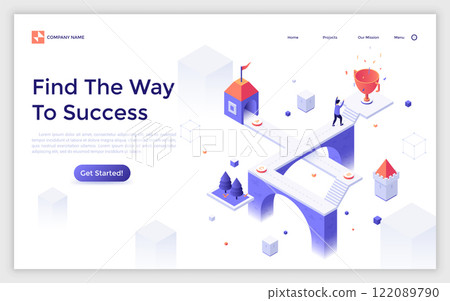 Modern Isometric Vector Illustration 122089790