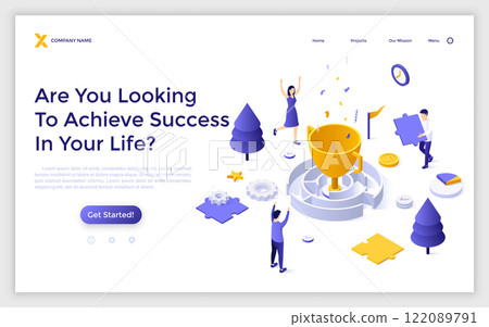 Modern Isometric Vector Illustration 122089791