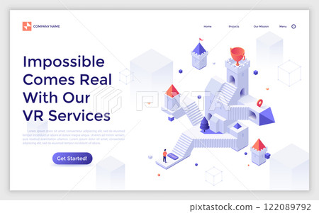 Modern Isometric Vector Illustration 122089792