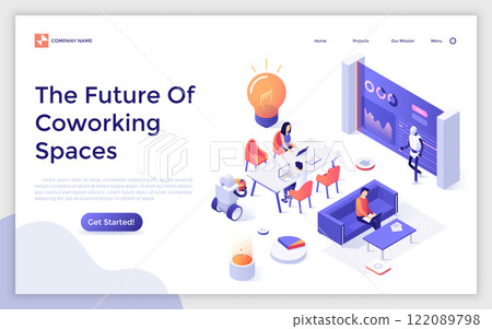 Modern Isometric Vector Illustration 122089798