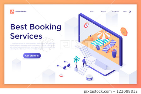 Modern Isometric Vector Illustration 122089812