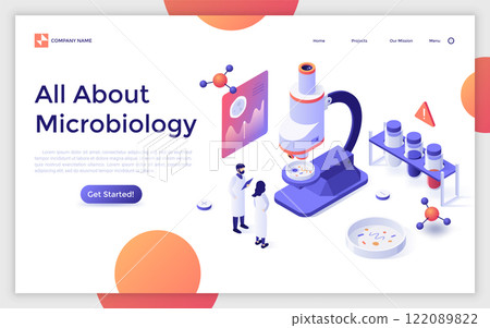 Modern Isometric Vector Illustration Modern Isometric Vector Illustration 122089822