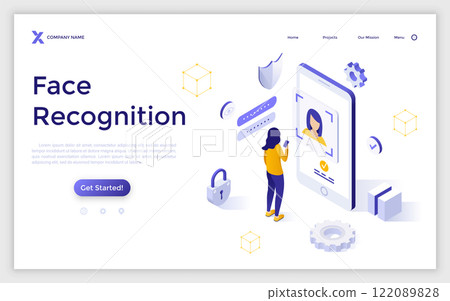 Modern Isometric Vector Illustration 122089828