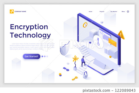 Modern Isometric Vector Illustration 122089843