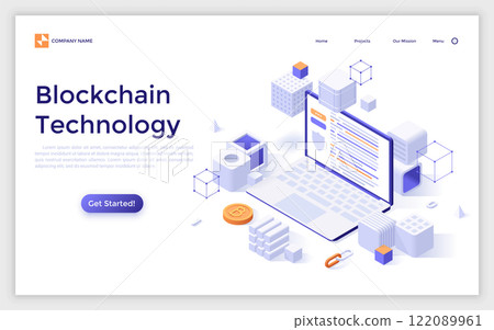 Modern Isometric Vector Illustration 122089961