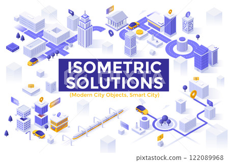 Modern Isometric Vector Illustration 122089968