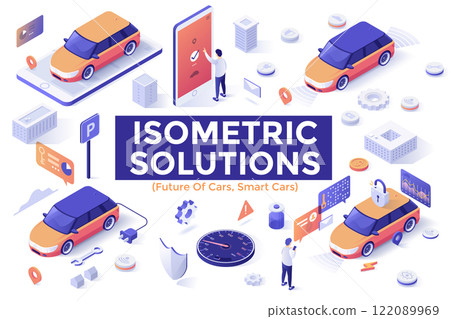 Modern Isometric Vector Illustration 122089969