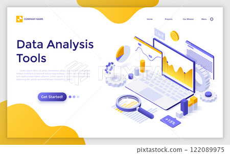 Modern Isometric Vector Illustration 122089975