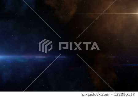 Nebula and galaxy in space. Colorful space template. Nebula and galaxy in space. Colorful space template. 122090137