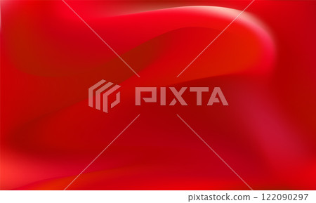 Elegant red gradient. Light and shadow blurred, flowing effect. 122090297