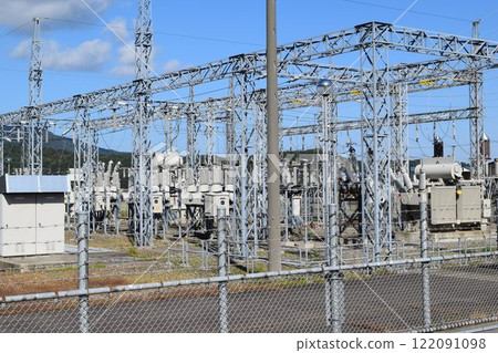 Outdoor substation equipment 122091098