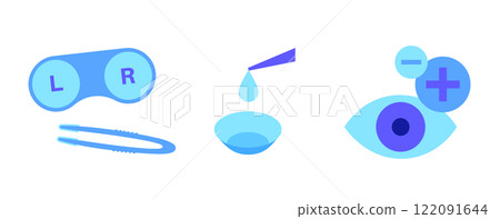 Contact lenses concept Contact lenses concept 122091644