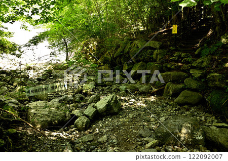 禦坂山脈東入川登山口的雪戶岳 禦坂山脈東入川登山口的雪戶岳 122092007