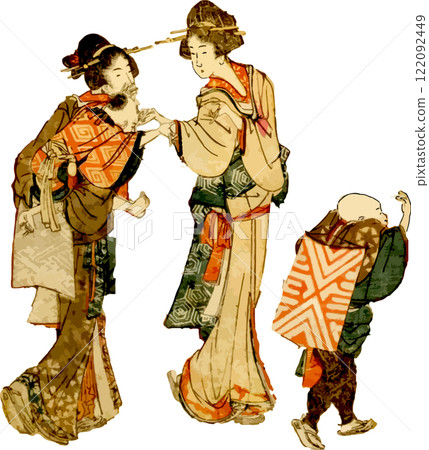 Mothers with children Mothers with children 122092449