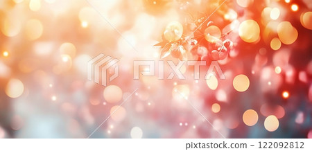 Autumnal Branch with Berries and Warm Bokeh Lights, Soft Focus Nature Photography red pink fall card Autumnal Branch with Berries and Warm Bokeh Lights, Soft Focus Nature Photography red pink fall card 122092812