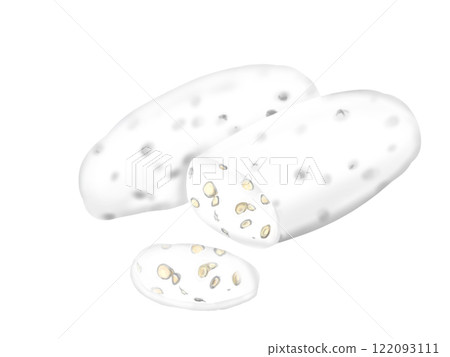 Hand-drawn illustration of sea cucumber rice cake Hand-drawn illustration of sea cucumber rice cake 122093111