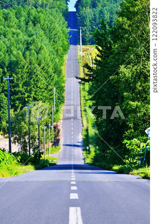 Jujitsu Hill, a scenic spot in Asahikawa City, Hokkaido 122093822