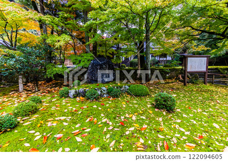 清水寺坊庭園的紅葉【福岡縣美山市】 清水寺坊庭園的紅葉【福岡縣美山市】 122094605